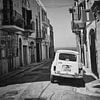 De straat naar de zee in zwart-wit van iPics Photography