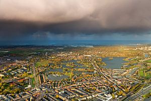 Luftbild von Bergsche Plassen und Hillegersberg in Rotterdam