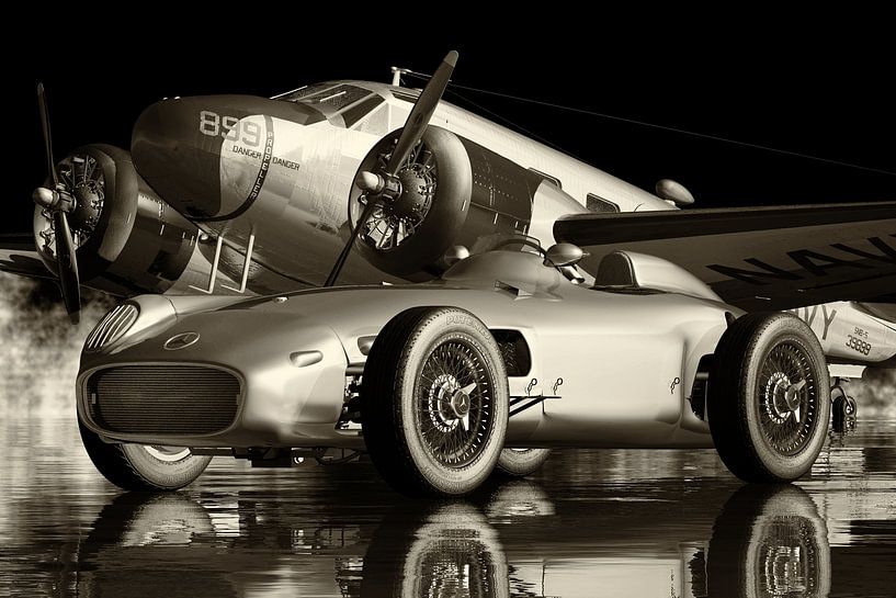 Mercedes W 196 Silver Arrow de 1954 : une voiture historique par Jan Keteleer