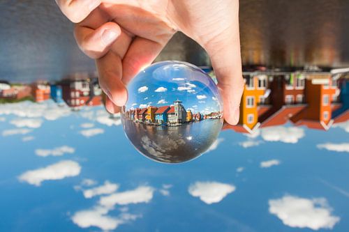 Reitdiephaven met glazen bol