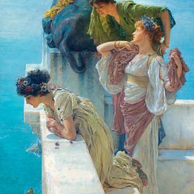 Lawrence Alma-Tadema. A Coign of Vantage van 1000 Schilderijen