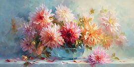 Dahlias en lumière douce n° 2