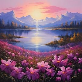 Field of lilies by SilversCrafts