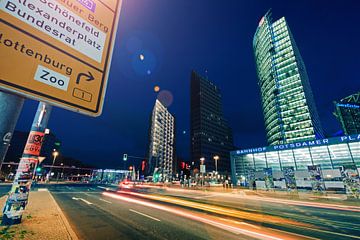 Berlin by Night – Potsdamer Platz van Alexander Voss