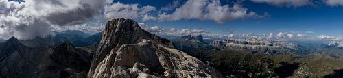 Dolomites Marmolada Vue panoramique sur Franklin Driessen