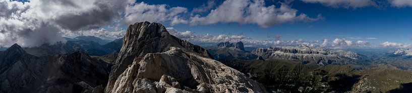 Dolomiten Marmolada Panoramablick von Franklin Driessen