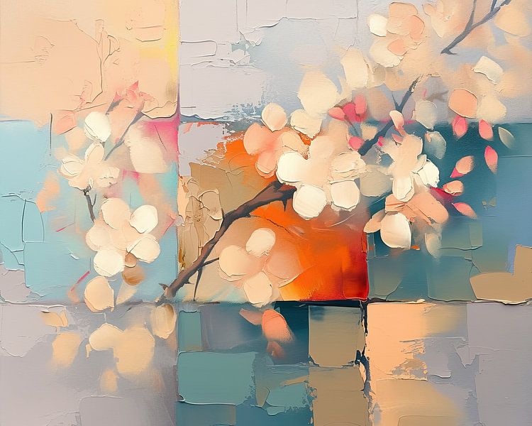 Fleur moderne par Peinture Abstraite