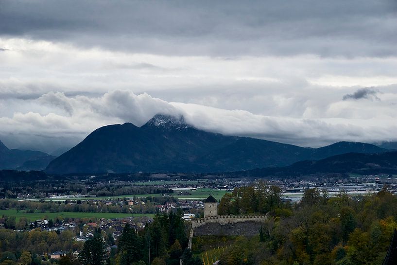 Salzburg Castle Alpen par Theo Meulendijk