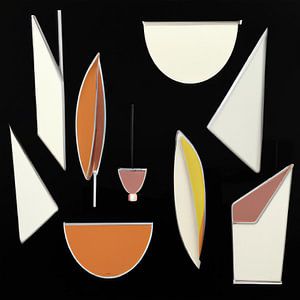 Abstrait moderne "Symboles"