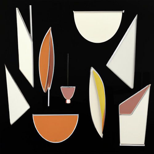 Moderner Auszug "Symbole"