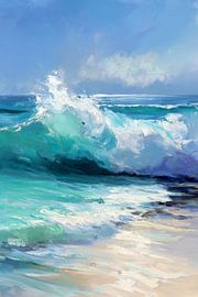 Wave on the beach by ARTemberaubend