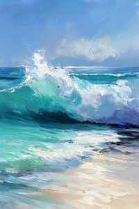 Welle am Strand