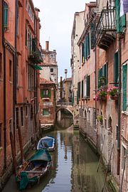 Kanal in Venedig Italien