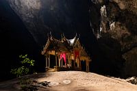 Hidden temple in secret cave