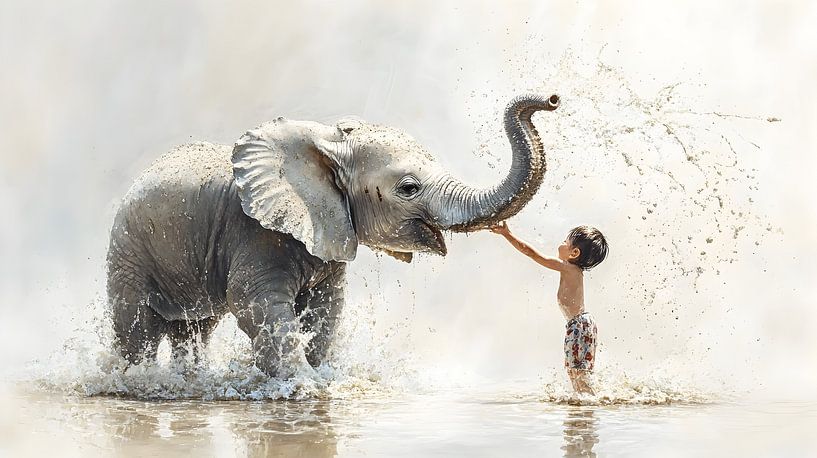 Swimming fun by Heike Hultsch