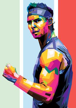 Rafael Nadal by Sherlock Wijaya