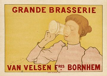 Plakat Brasserie, Armand Rassenfosse, 1895