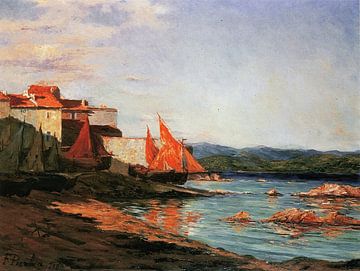 Francis Picabia - Die Hafenspitze in Saint-Tropez (1900) von Peter Balan