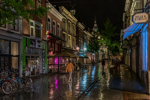 Rain-Slicked Reflection