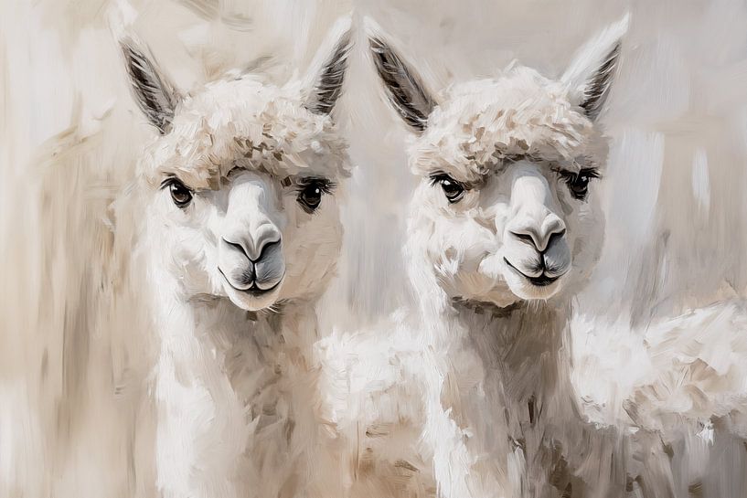 Alpaca portrait by Black Coffee