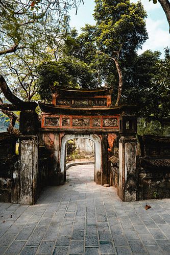 Entrance temple vietnam