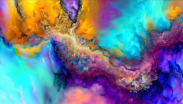 Farben Urknall Digitale Kunst Fantasie von Preet Lambon