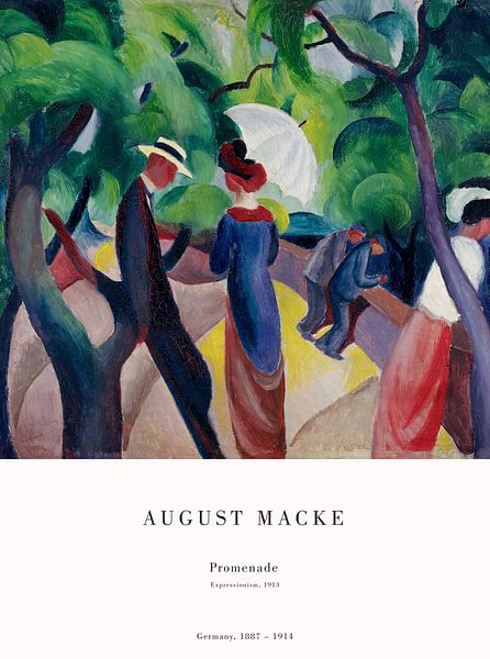 August Macke - Promenade van Old Masters