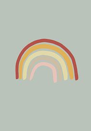 Regenboog Groen van Pictufy Studio