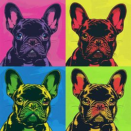Pop Art French Bulldog