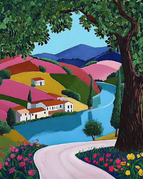 Chemin vers la Tranquillité par Art Lovers