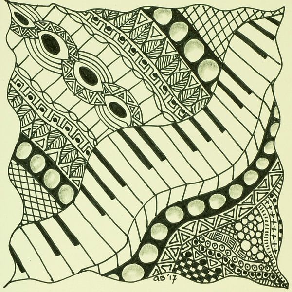 Zentangle Kunst von Anja  Bulté