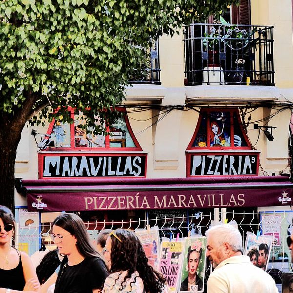 Madrid - Pizzeria Maravillas par Wout van den Berg