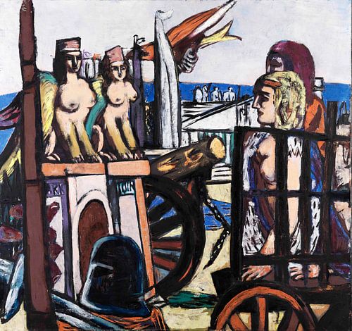 TRANSPORT VAN DE SPHINX, MAX BECKMANN, 1945
