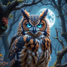 NOCTARYS – La chouette comme gardienne de la nuit sur INFERAURUM