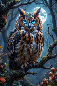 Fantasy Wall Art: NOCTARYS – The owl as guardian of the night