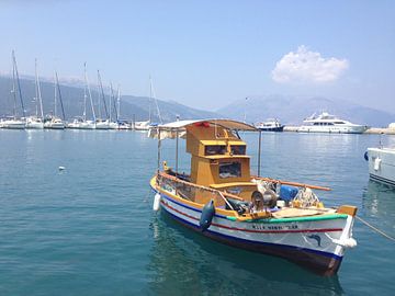 greek fishing boat by Mariët Visser