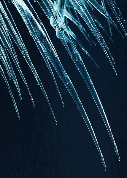 Icicle abstract by Dirk Wüstenhagen