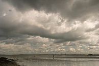 Bui boven strand, Nieuwvliet van Edwin van Amstel thumbnail