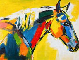 Art équestre aux couleurs vives