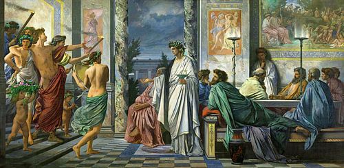 Anselm Feuerbach,Plato's Symposium, 1869