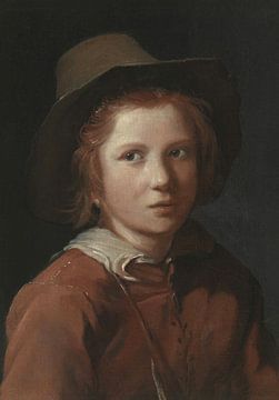 Portret van een jonge jongen met een hoed, Michael Sweerts