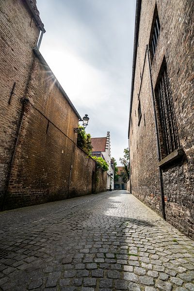 Rue de Bruges avec des pavés par Mickéle Godderis