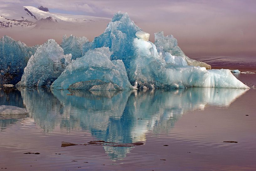 Blaues Eis von Reinhard  Pantke
