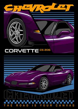Chevrolet Corvette C5 Z06 Car by Adam Khabibi