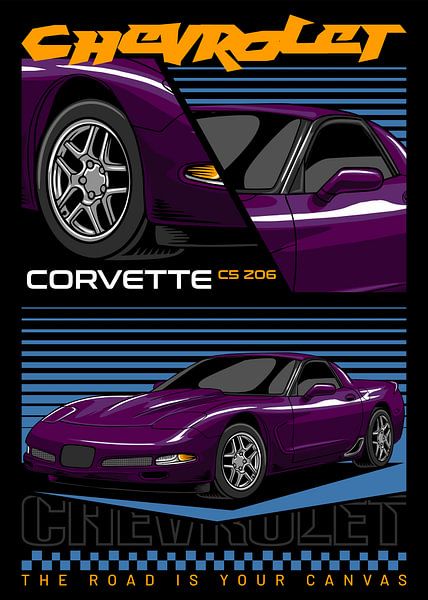 Chevrolet Corvette C5 Z06 Car par Adam Khabibi