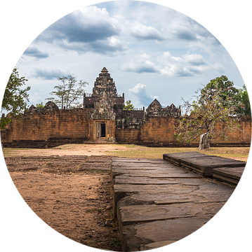 Panorama van een tempel, Cambodja