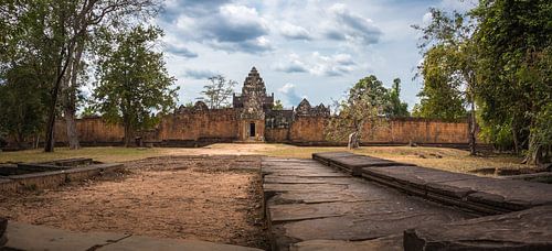 Panorama of a temple, Cambodia