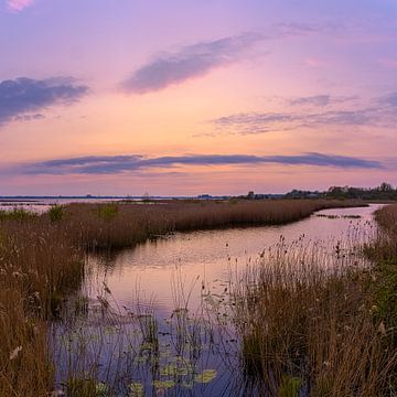 Sunset at Zuidlaardermeer by Henk Meijer Photography