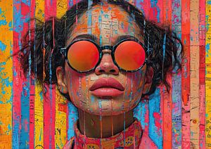 Sonnenbrille für Damen | Neon Mirror