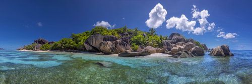 Île des mers du Sud - La Digue aux Seychelles sur Dieter Meyrl